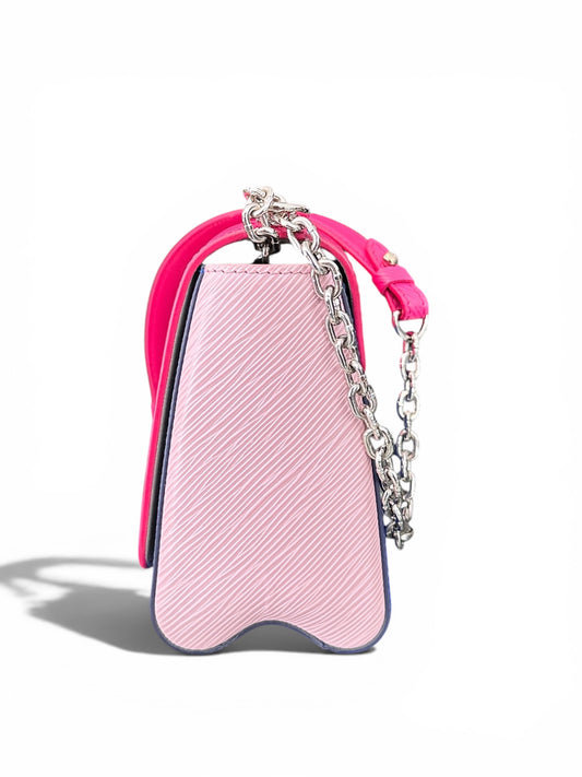 Louis Vuitton Twist MM Épi Tricolore Rose Fuchsia