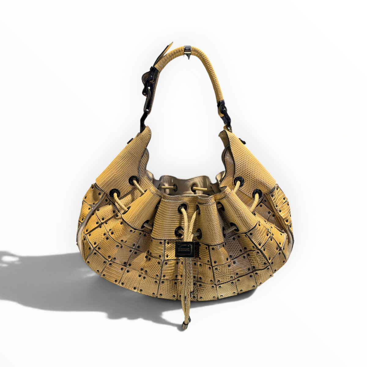 Sac à main Burberry Prorsum en cuir effet lézard