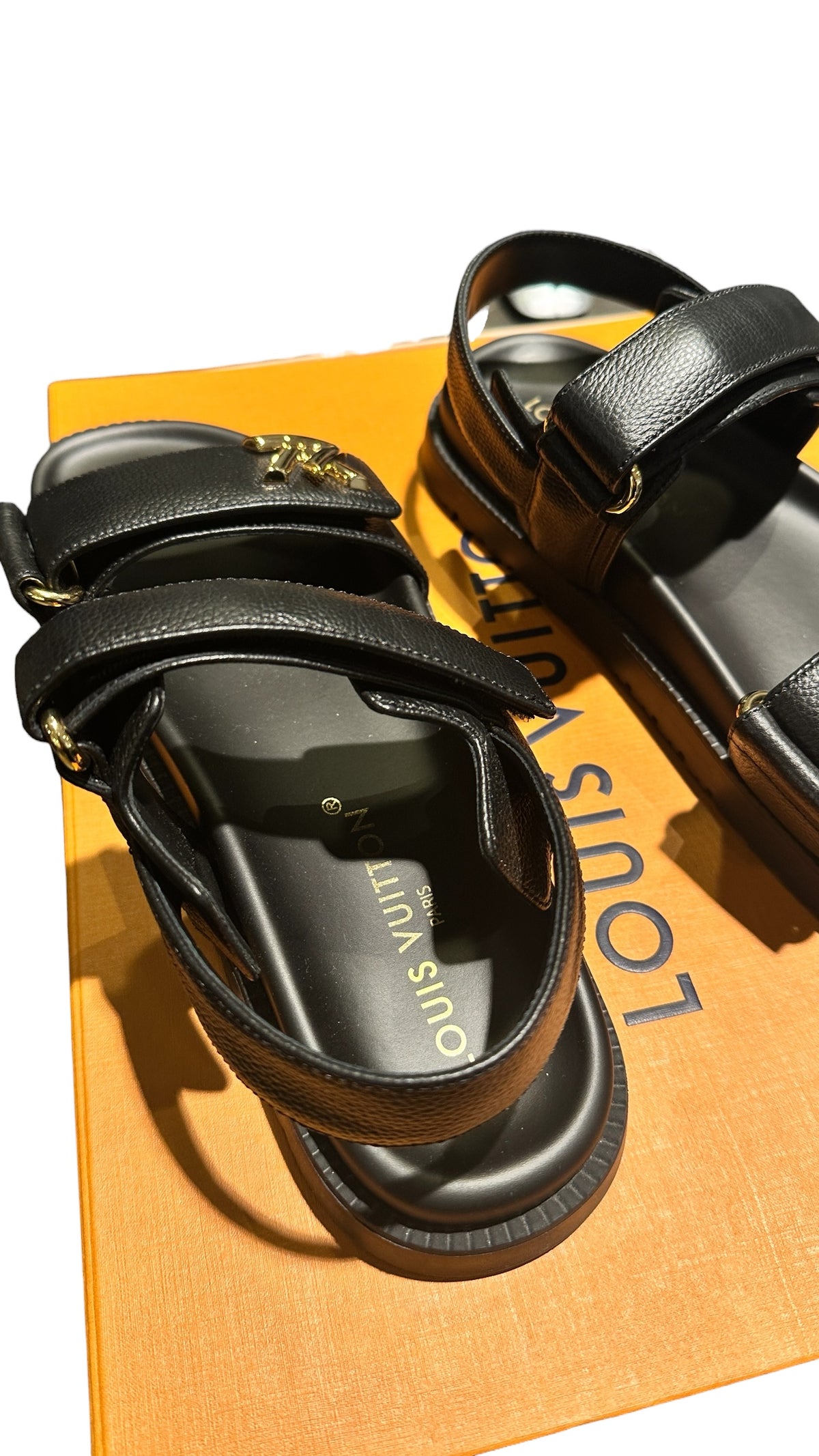 LV Sunset flat comfort sandal