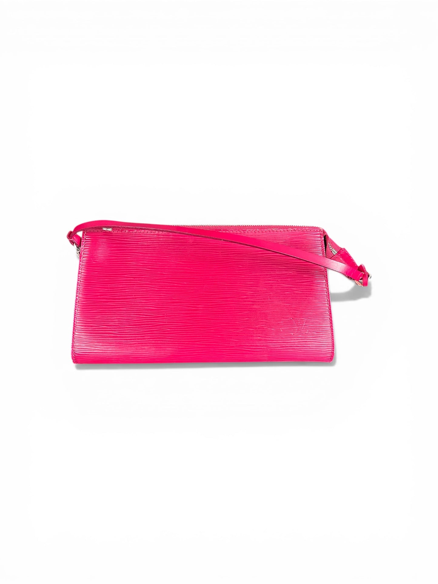 Raspberry Epi Leather Louis Vuitton Pouch