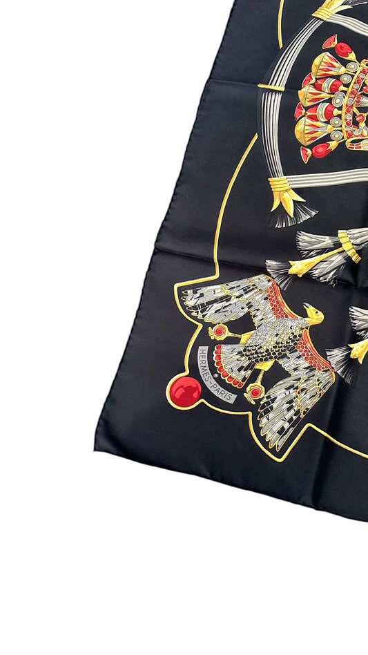 Hermès "Egypte" Scarf – Caty Latham – 90 cm