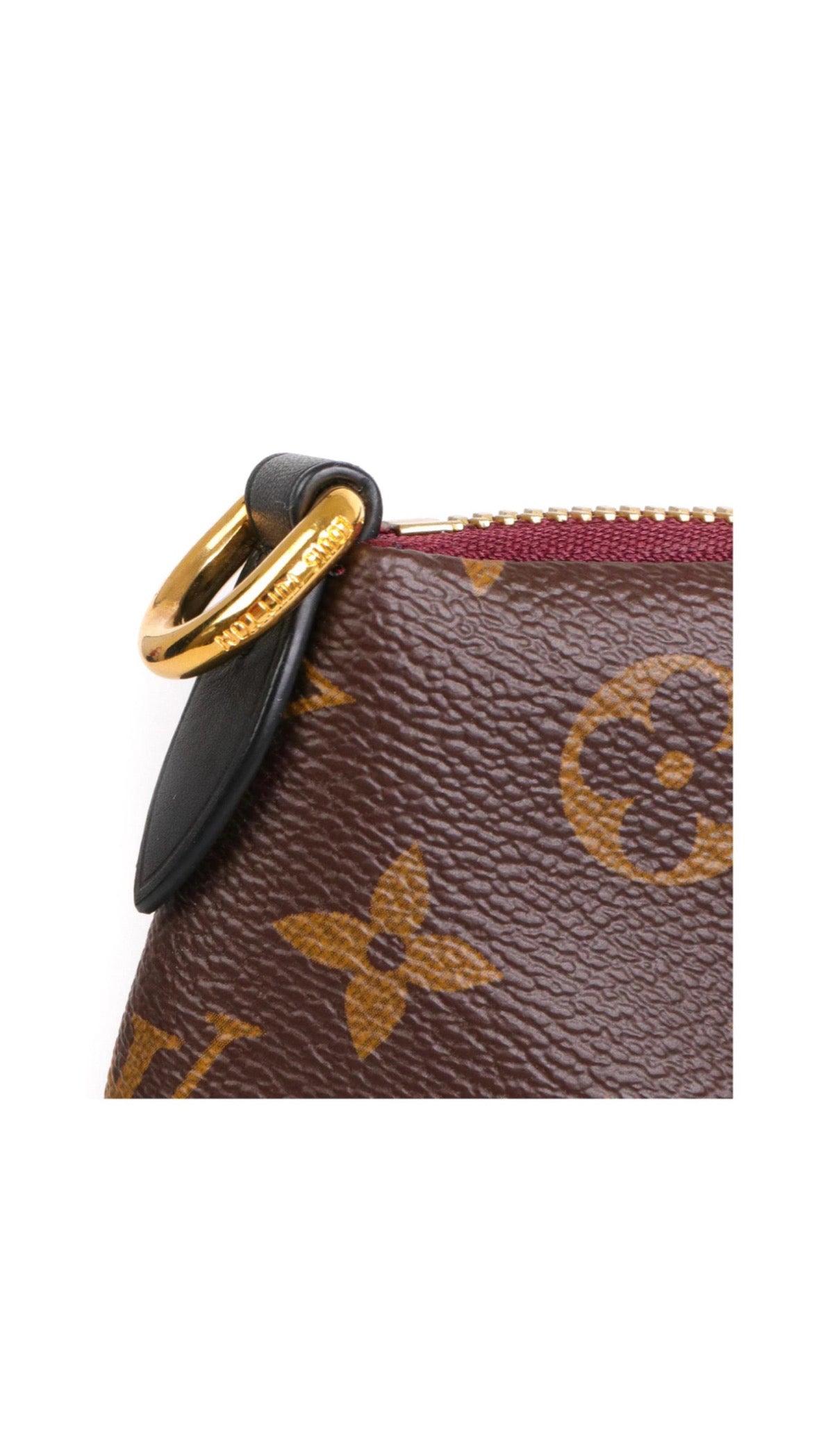 Sac Louis Vuitton tuileries Besace Monogram & cuir bordeaux