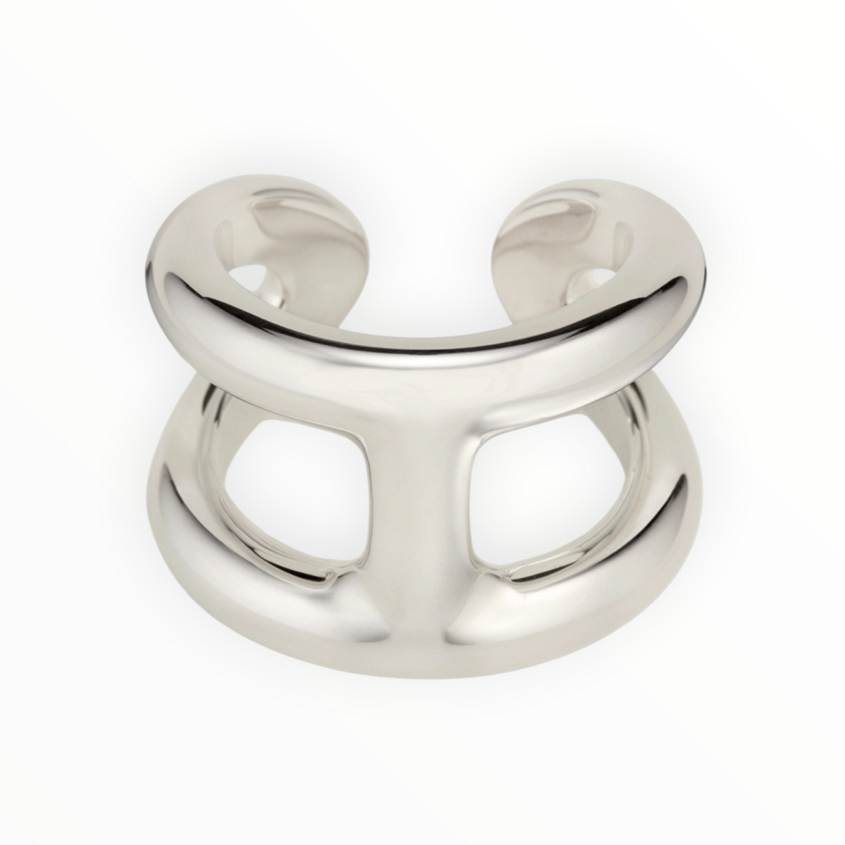 Hermès – Bague en argent 925 – Taille 51