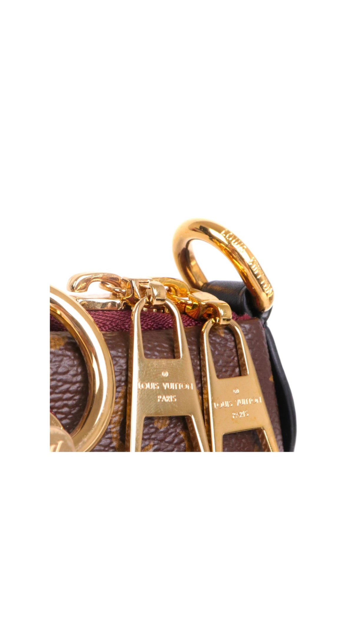 Sac Louis Vuitton tuileries Besace Monogram & cuir bordeaux