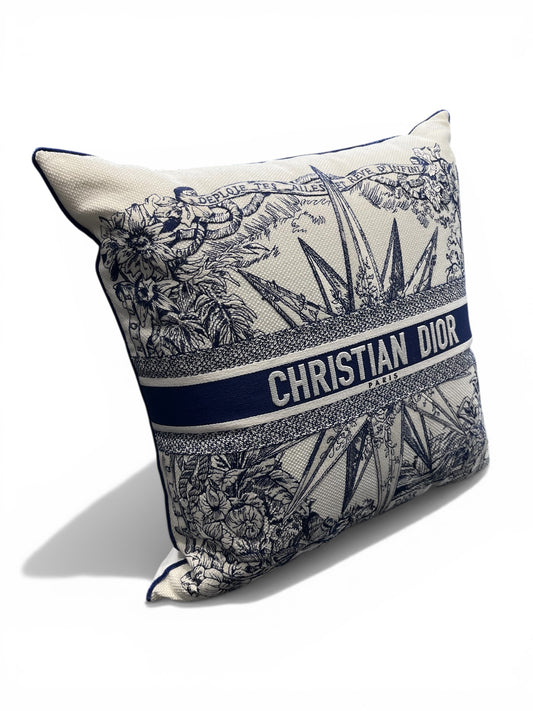 Dior Maison Cushion – Toile de Jouy Navy Blue