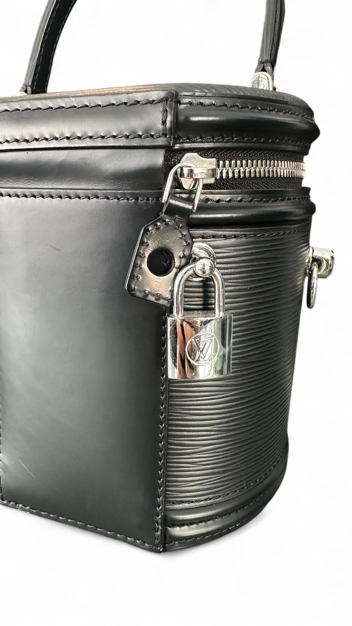 Louis Vuitton Cannes – Black Epi Leather – Full Set
