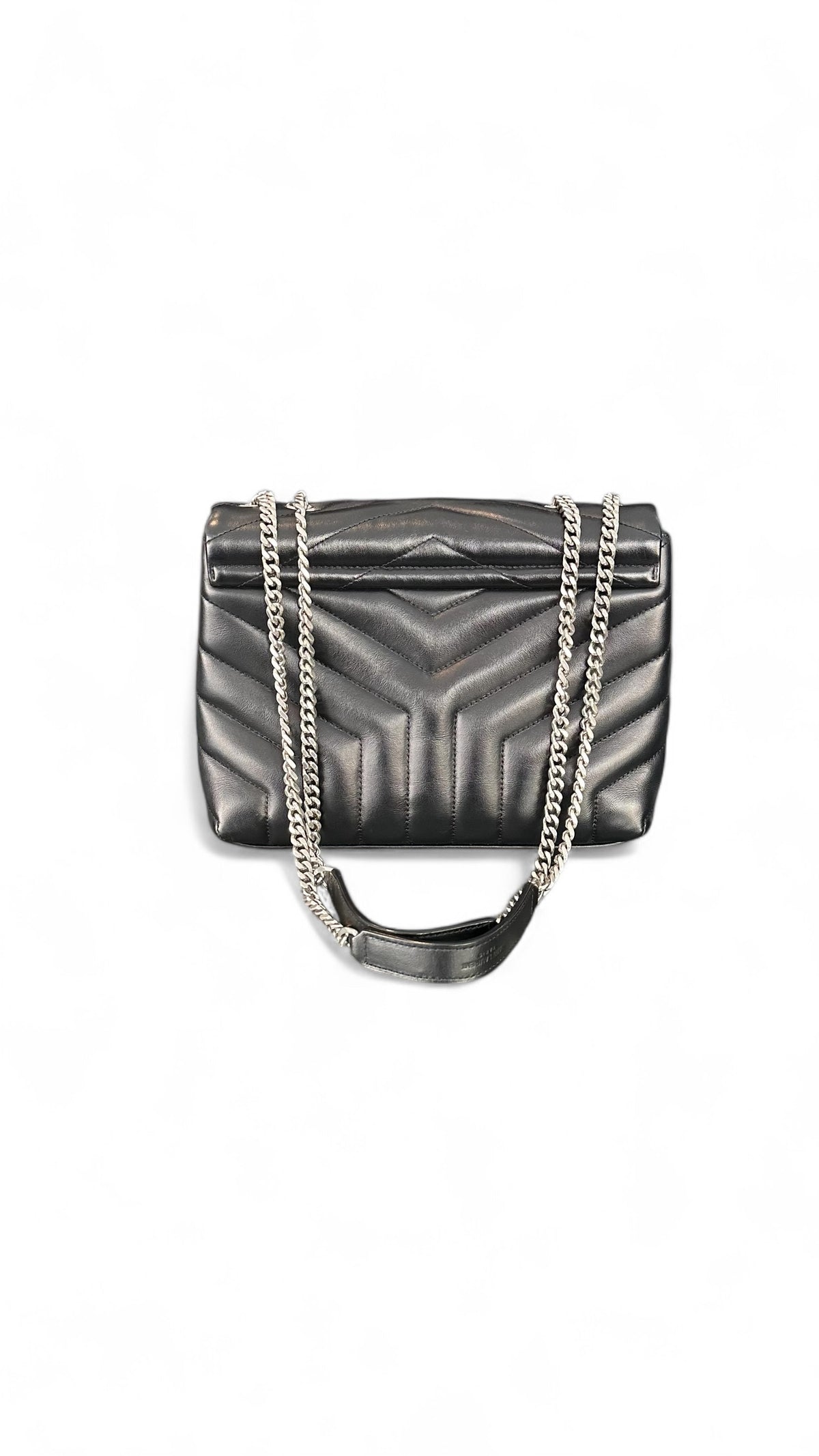 Sac YSL Loulou – Cuir matelassé noir – Très bon état