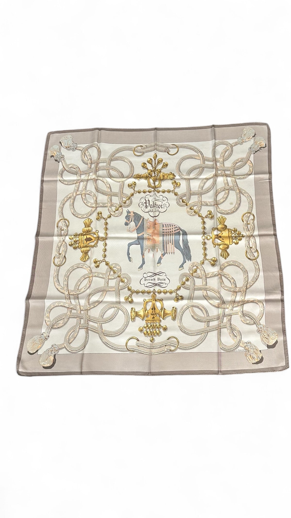 Hermès 90 Palroi Silk Scarf