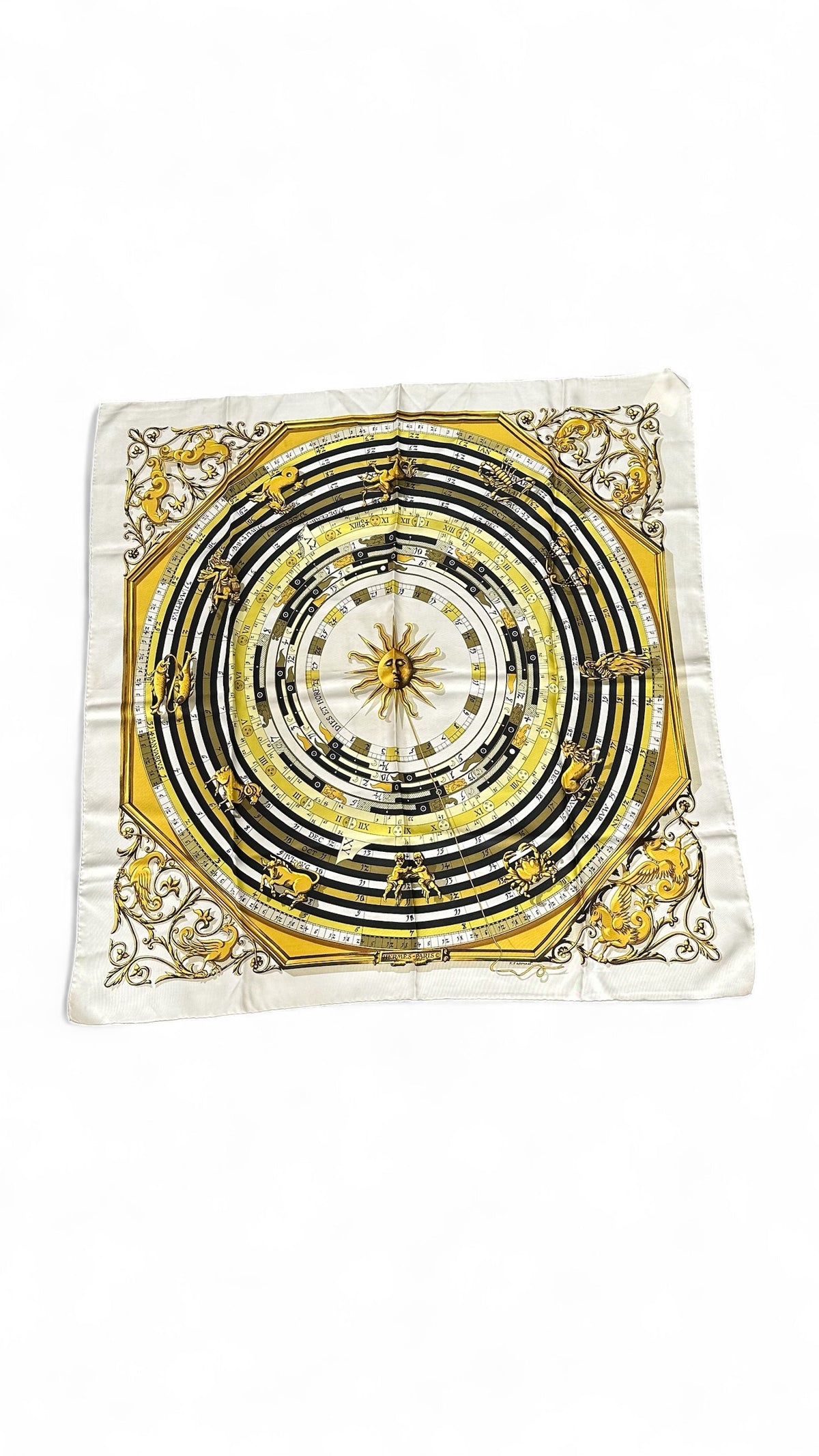 Hermès 90 Dies et Hore Scarf