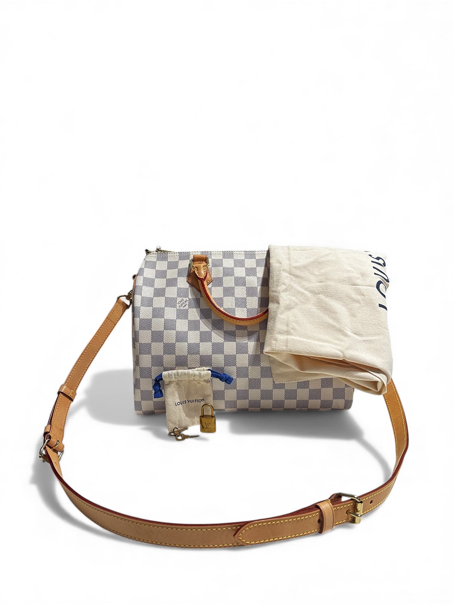 Speedy Louis Vuitton 30 cm damier azur