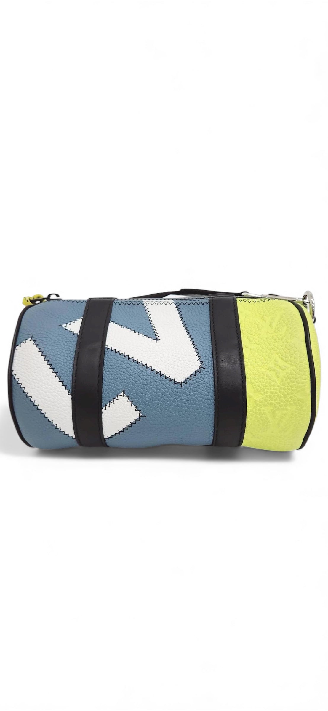 Louis Vuitton Poloshon – Toile gris blanc & fluo – etat neuf – Full Set