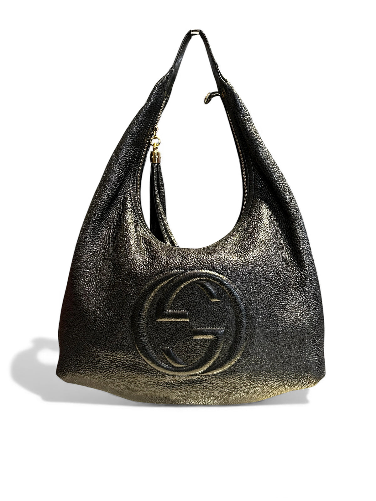 Sac Gucci hobo soho gm en cuir noir