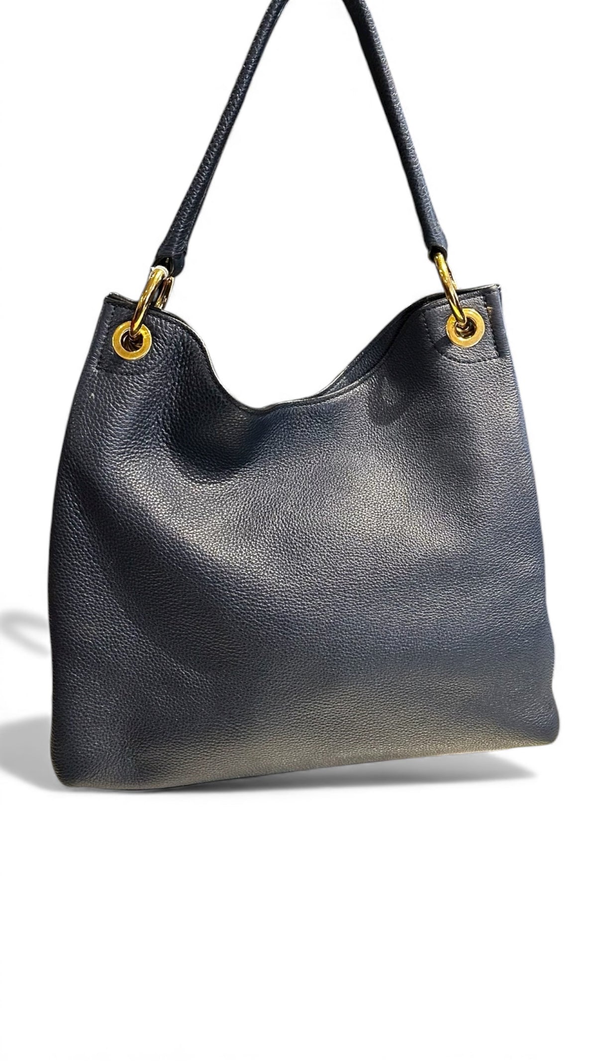 Prada – Navy leather handbag – Very good condition