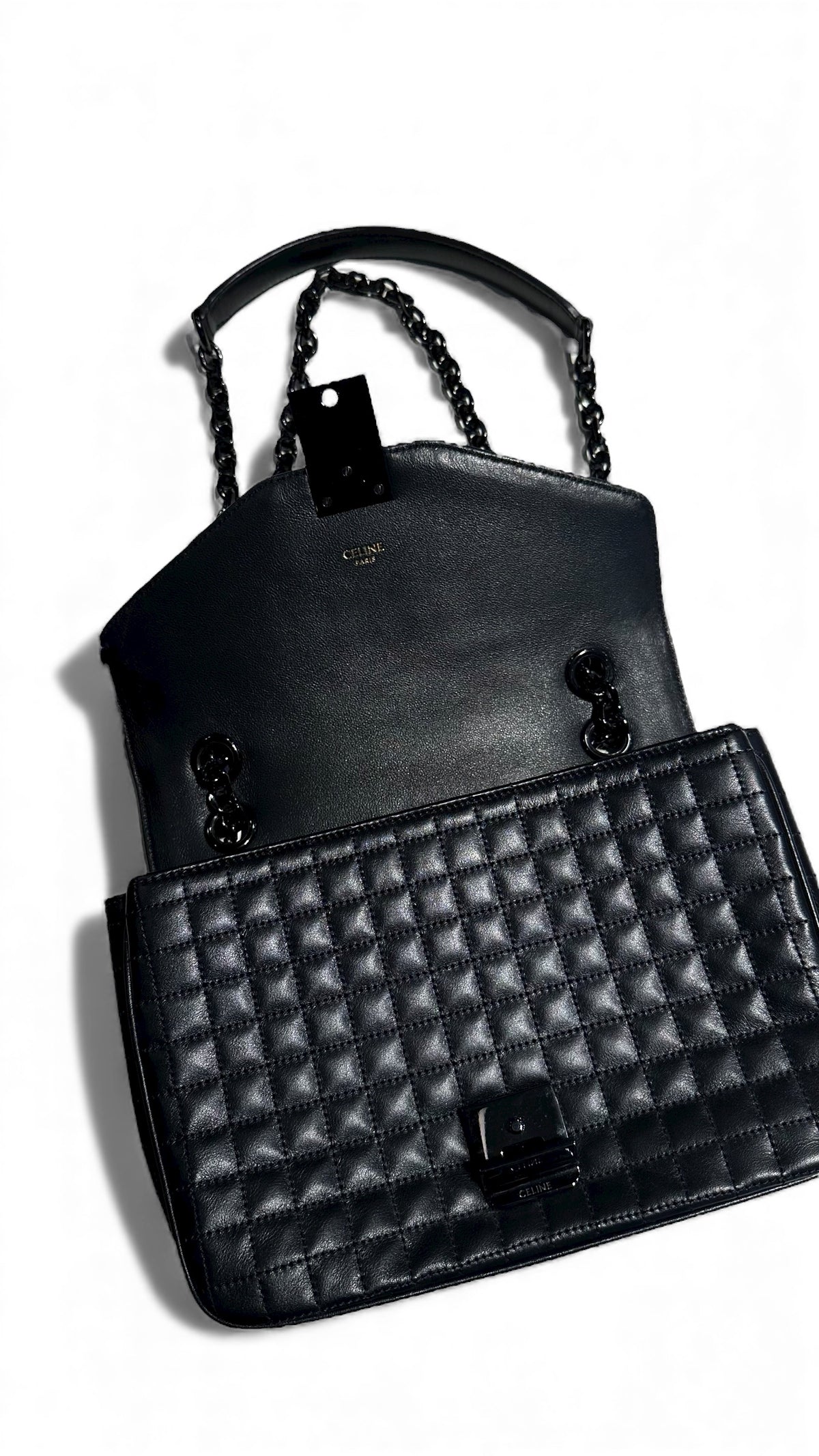 Celine C Bag – Black Leather – Perfect Condition – Timeless Elegance