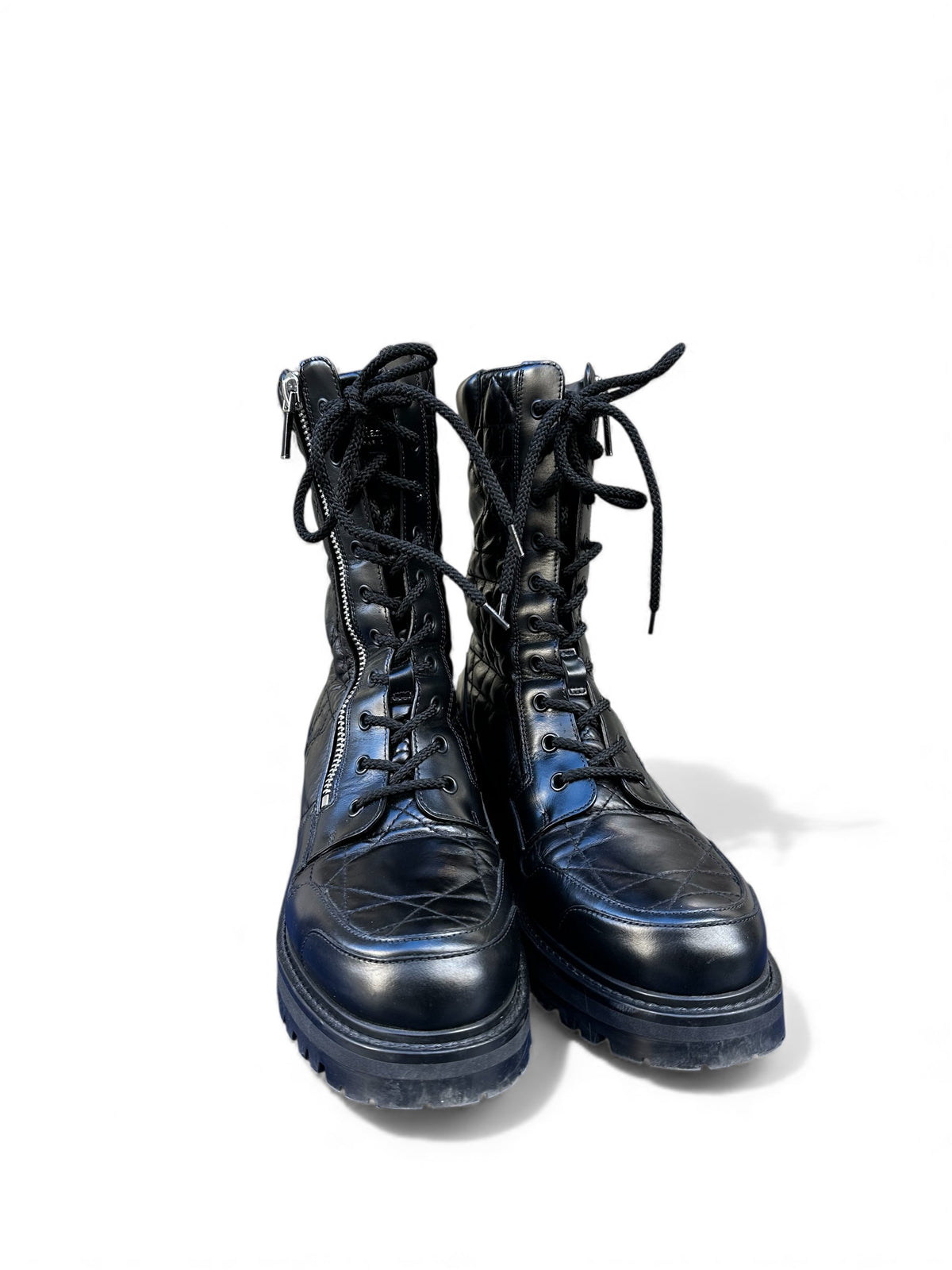 Boots Dior - cuir noir