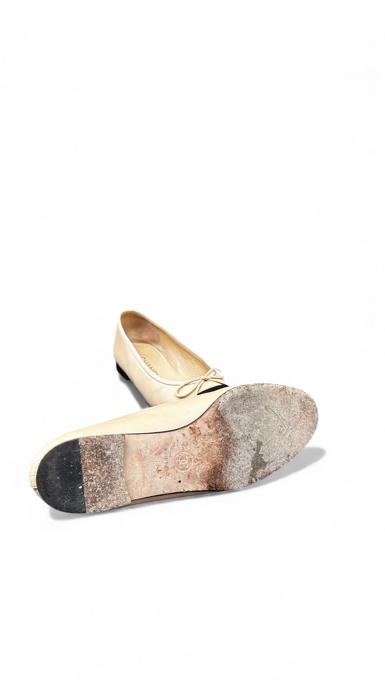 Ballerines Chanel bicolores – Pointure 35