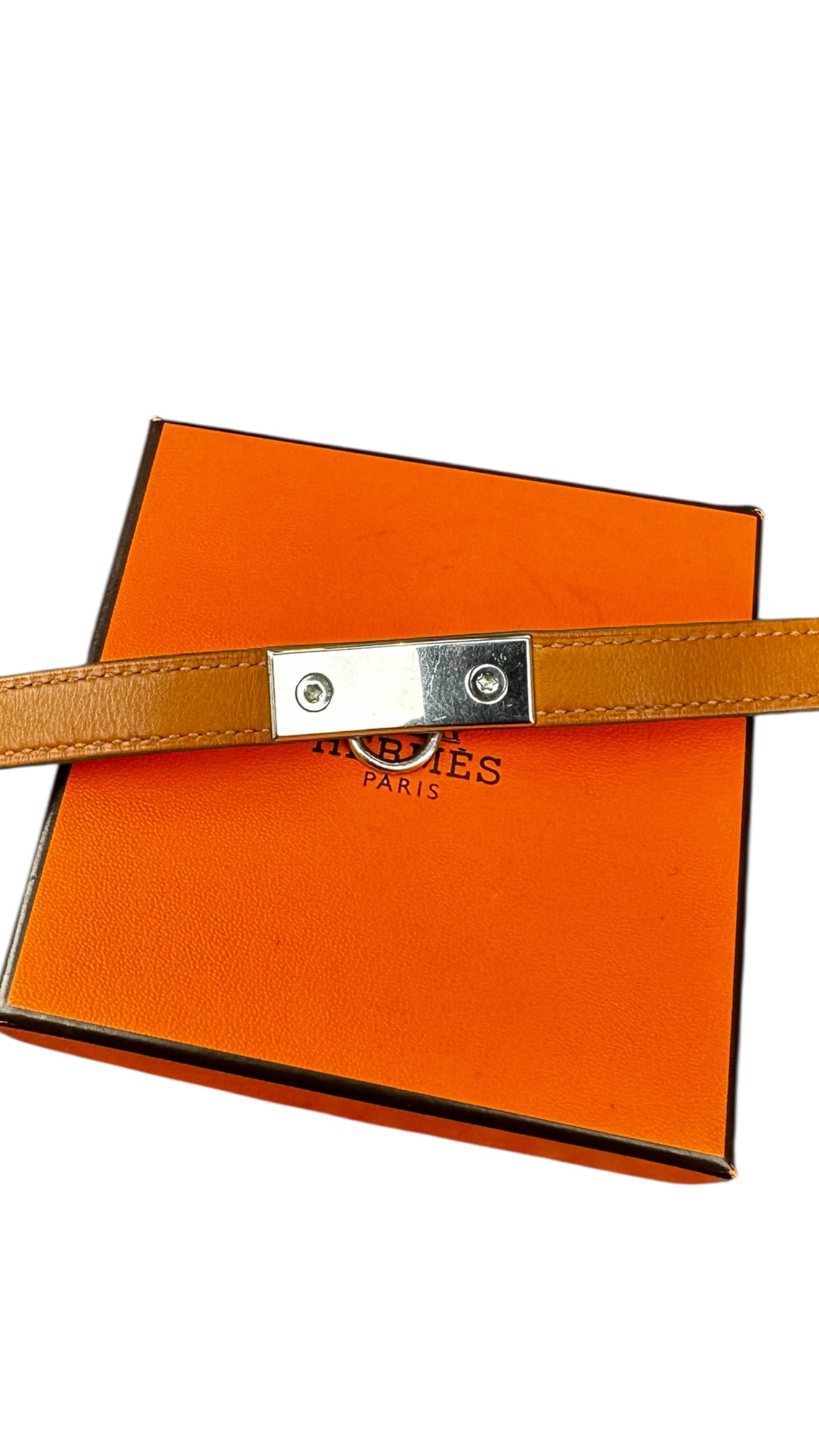 Hermès – Bracelet Rivale Double Tour couleur Craie