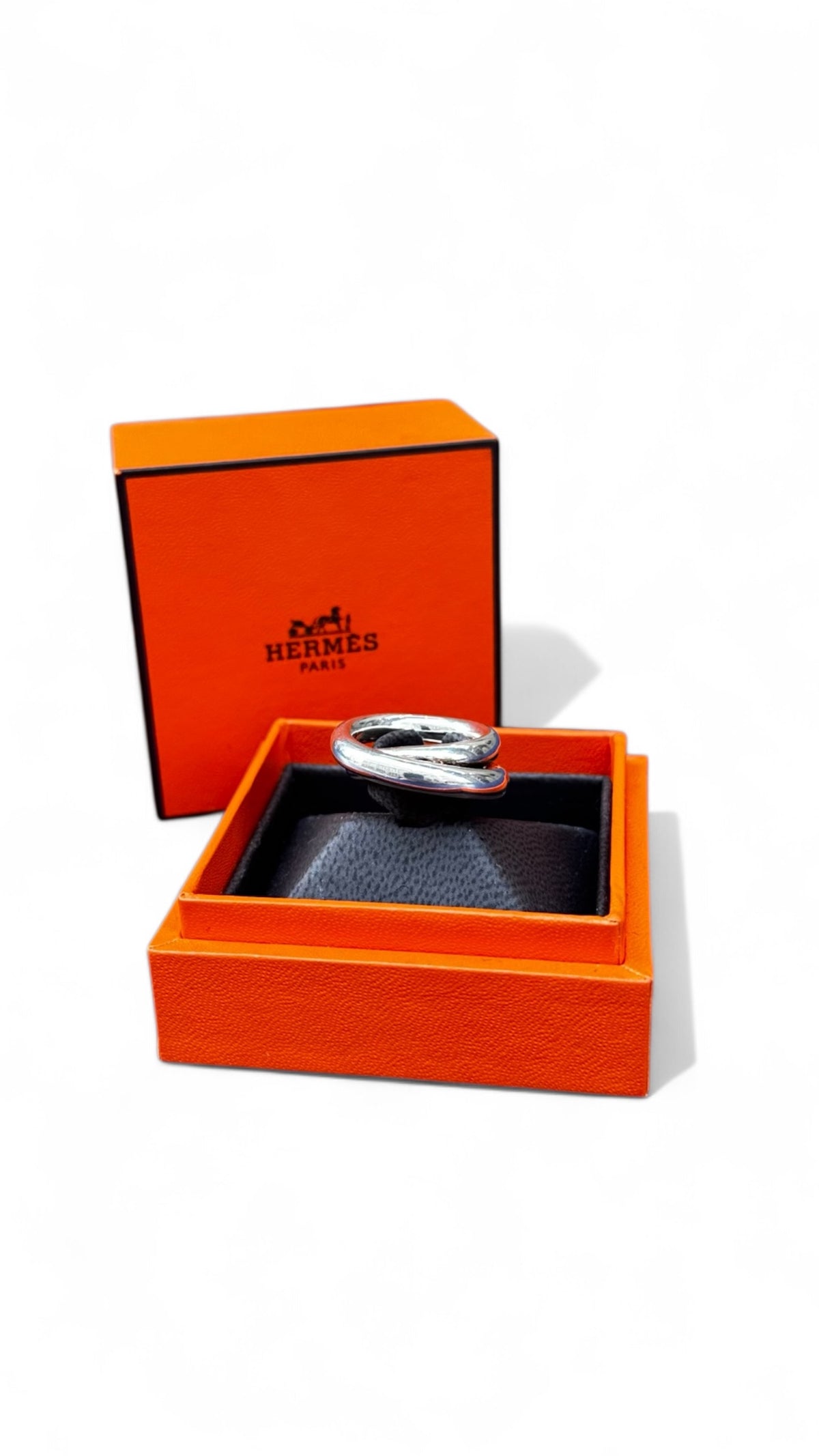 Hermès – Vertige silver ring