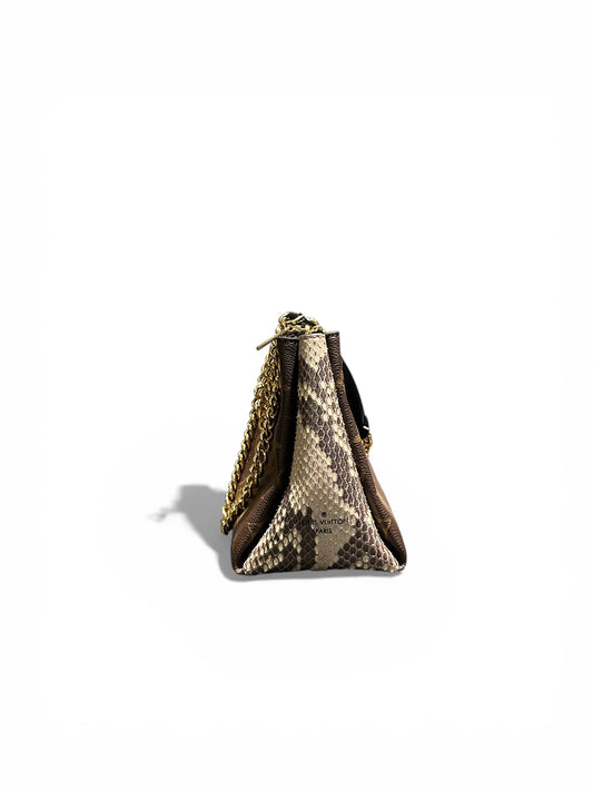 Sac louis vuitton Surène BB monogram & python