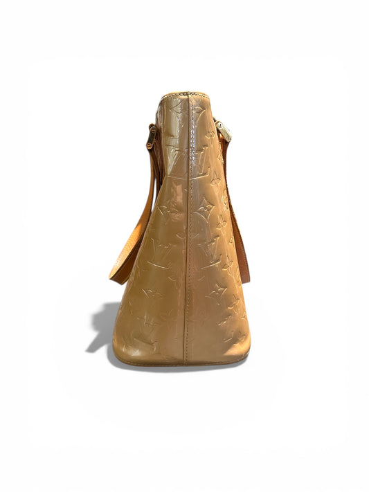 LOUIS VUITTON – Sac cabas Monogram Vernis bronze