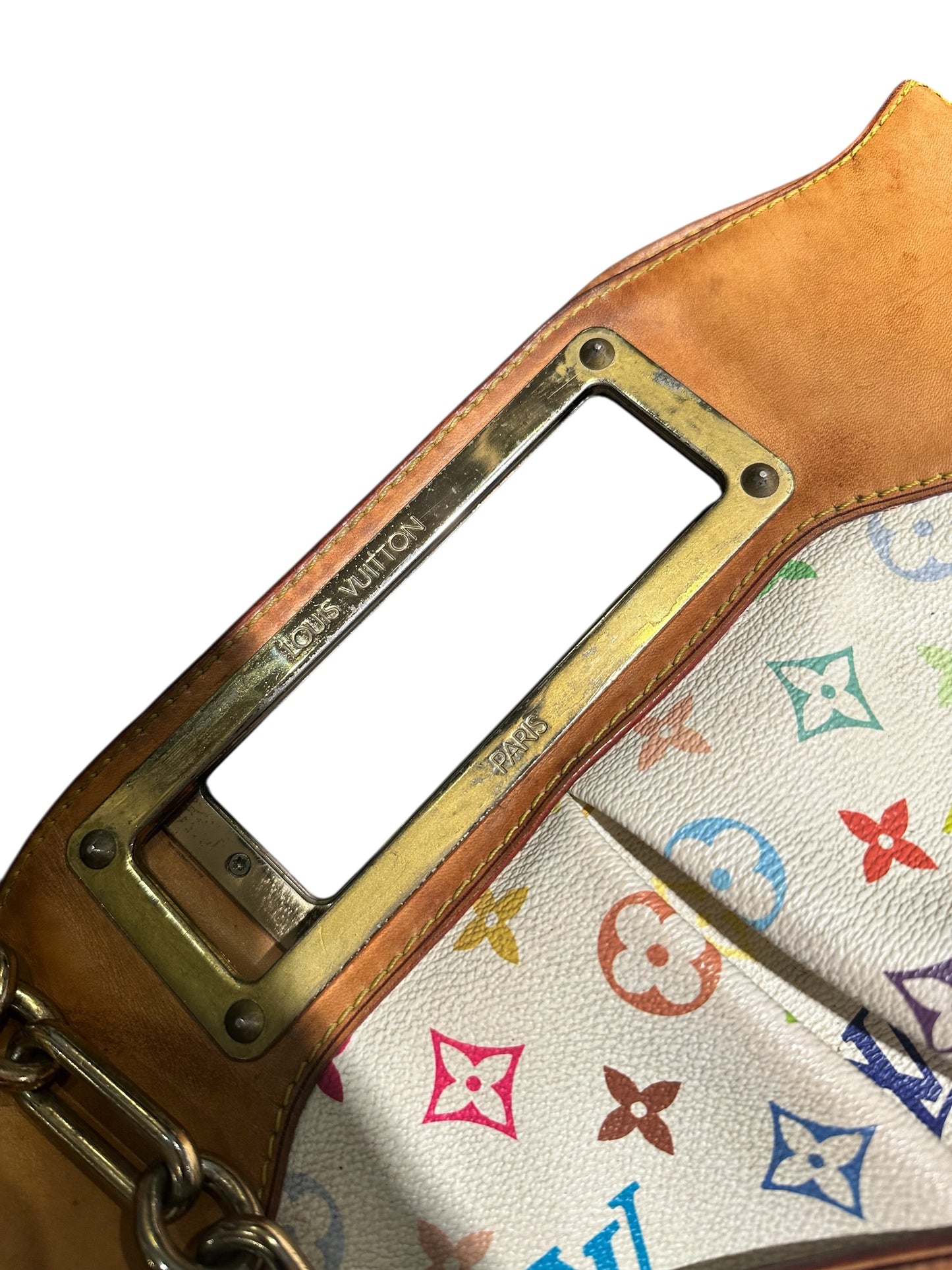 Louis Vuitton Judy – Toile Monogram Multicolore Blanc