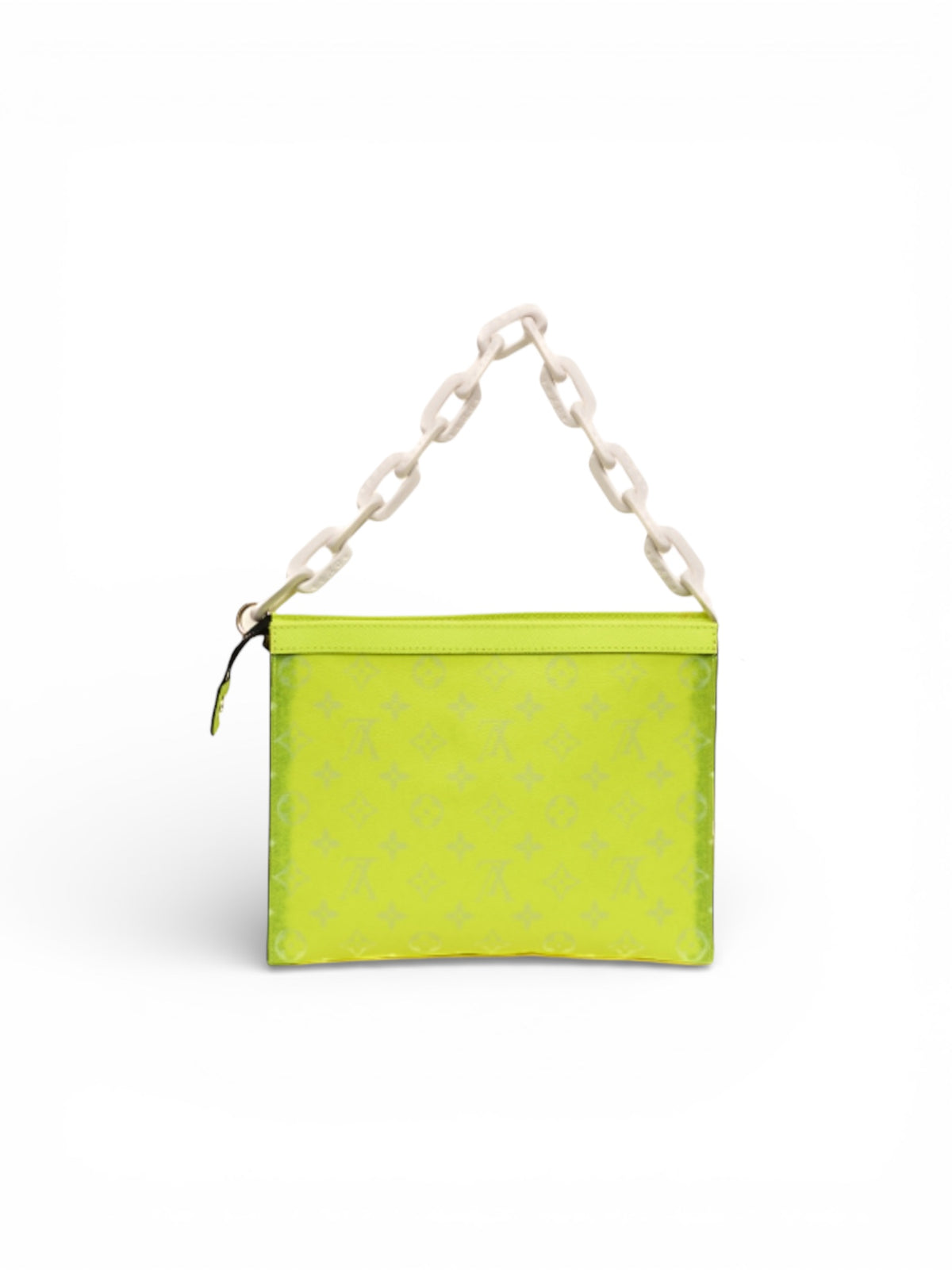Louis Vuitton Pochette Monogram Sunset vert fluo (circa 2021)