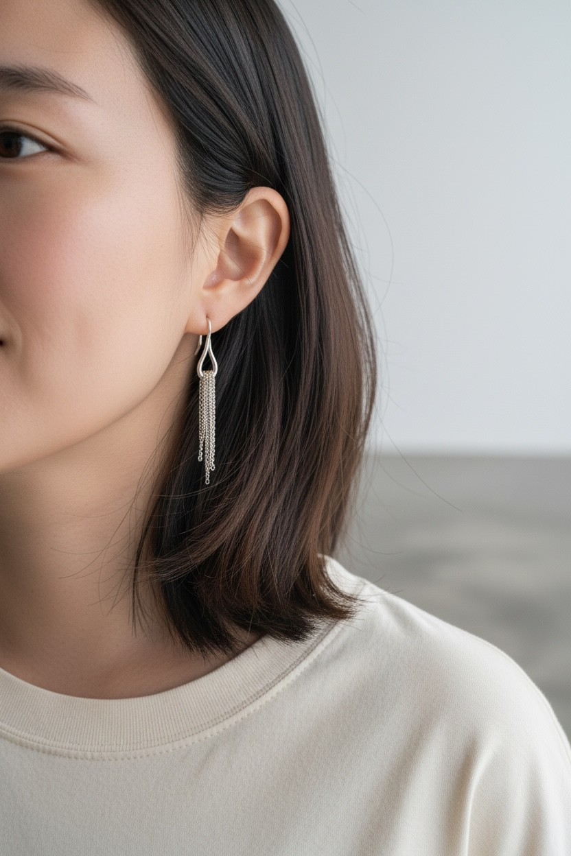 Boucles d’oreilles Licol en argent - Hermes