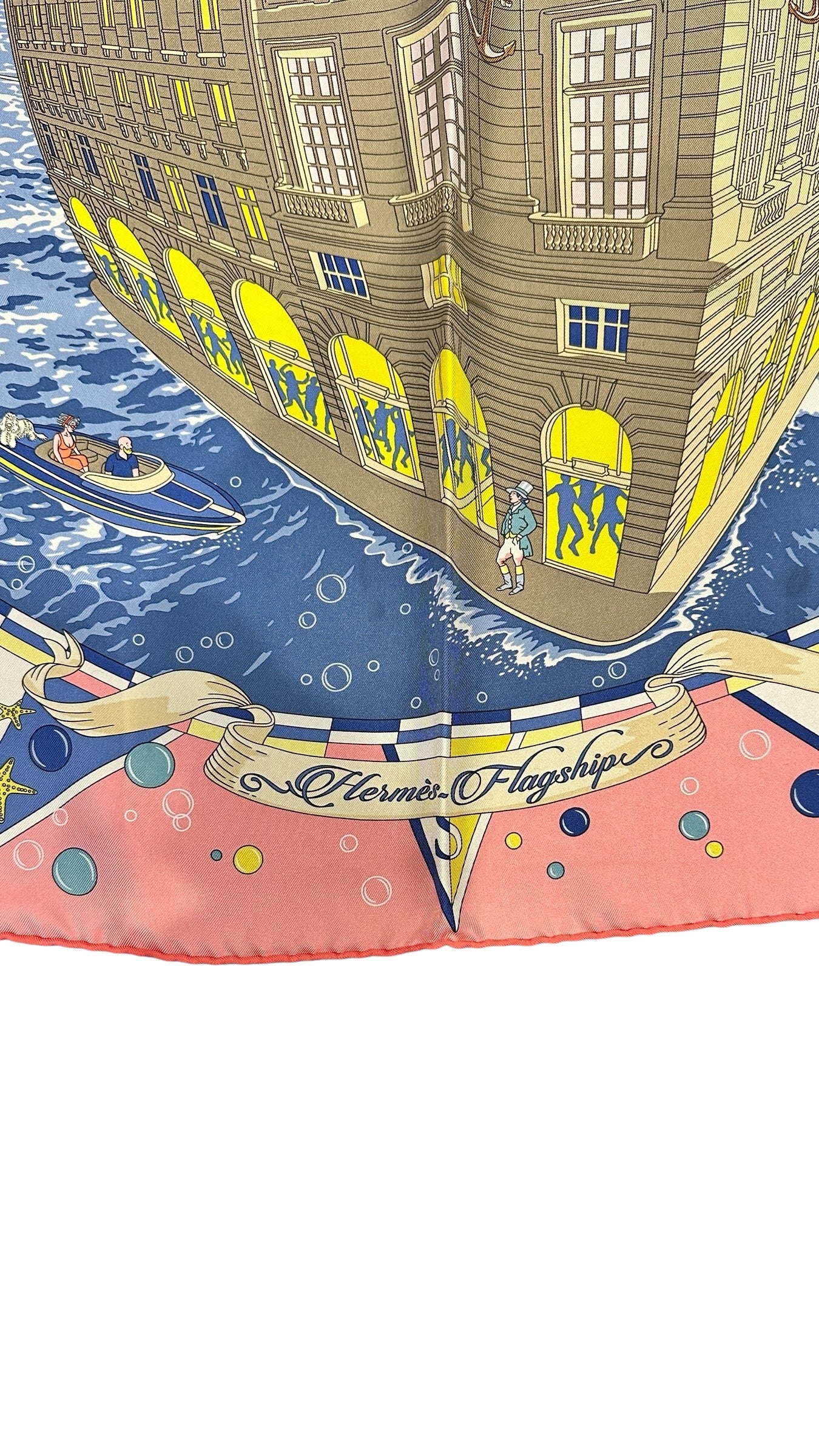 Carré 90 Hermes " flagship" - soie