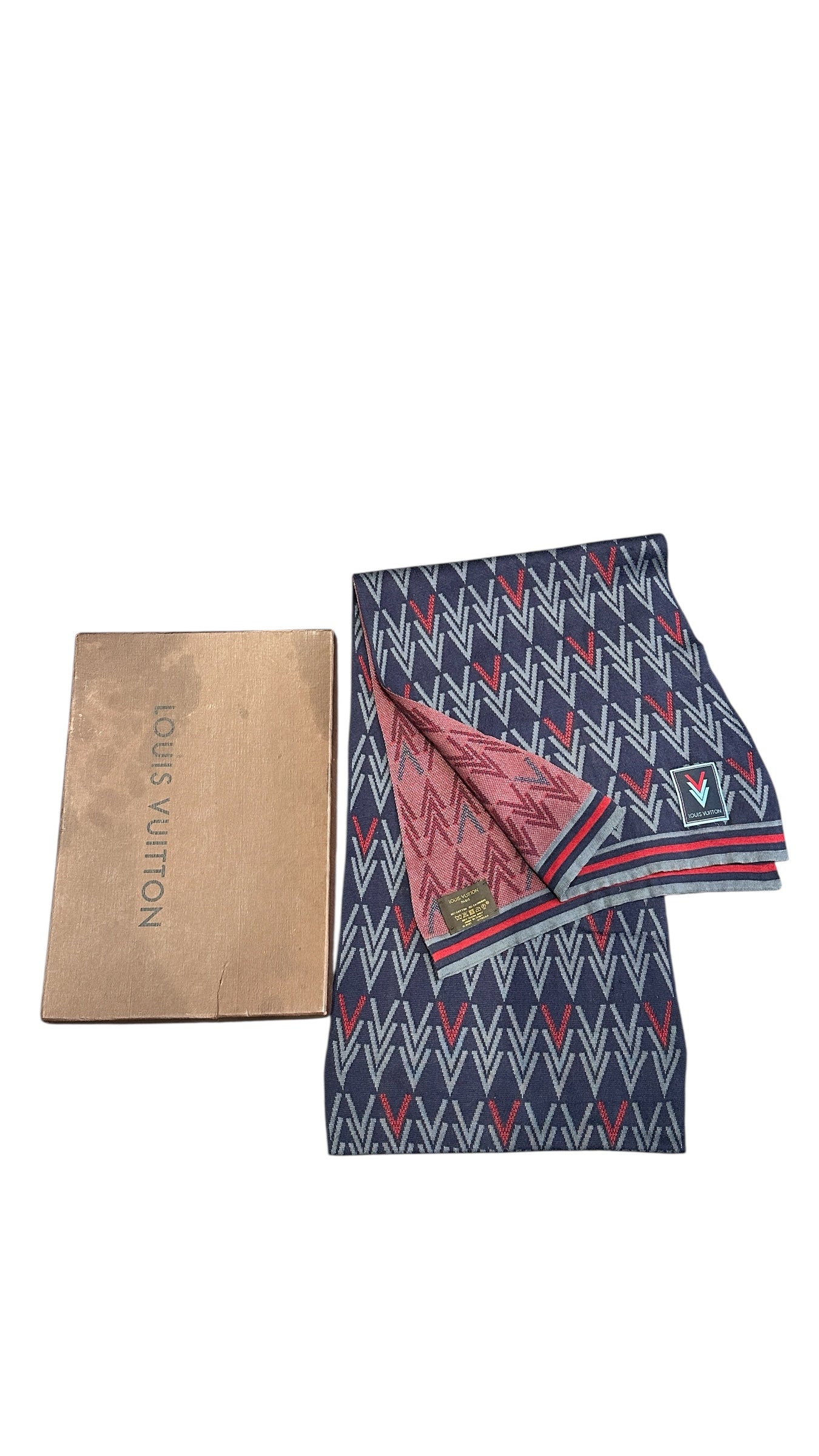 Écharpe / Châle Monogram graphique laine & soie