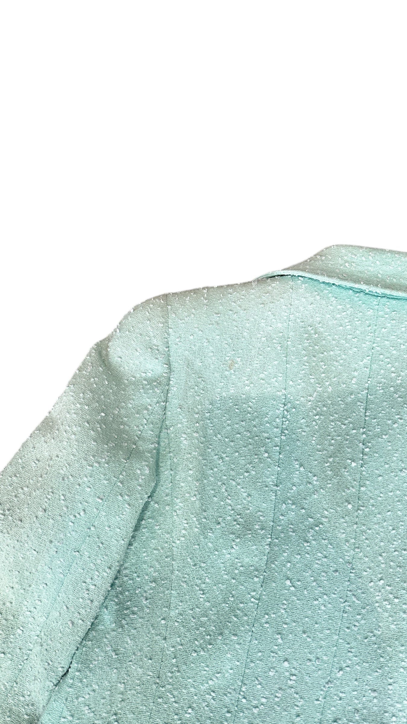 Veste Chanel Boutique vert menthe – Collection Printemps (circa 1999)