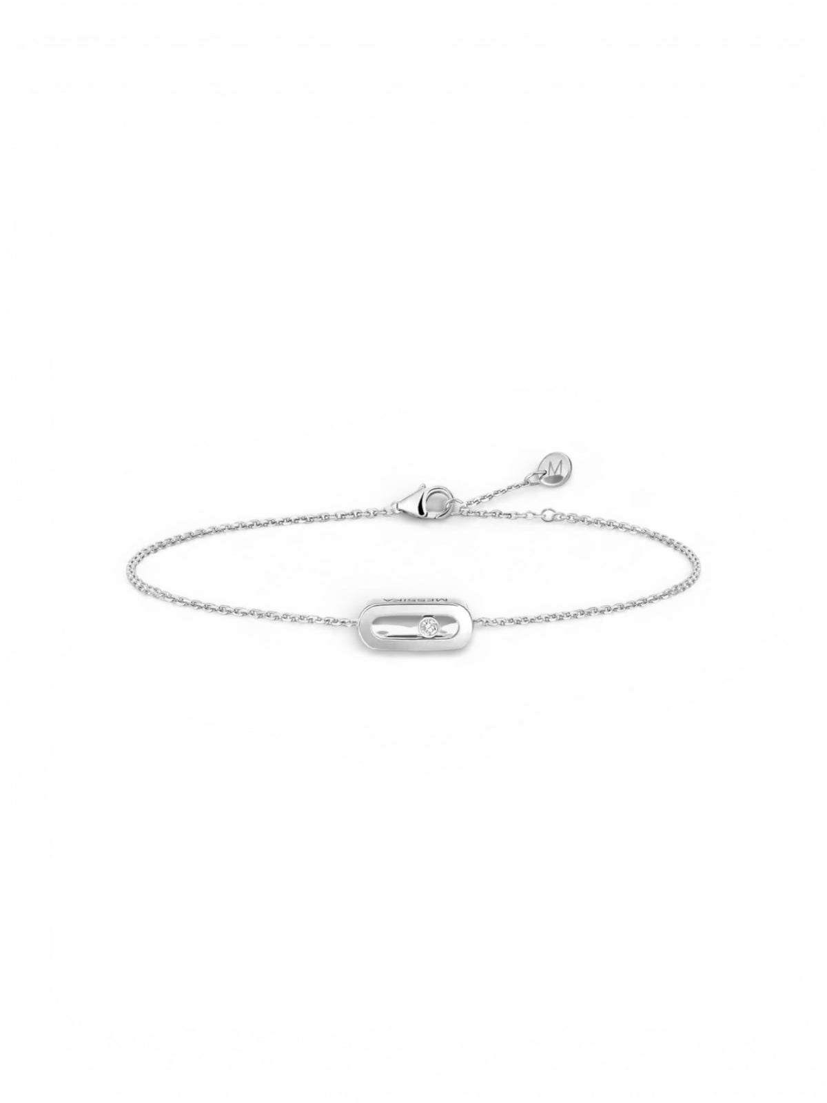 Bracelet Messika Care(s) en or blanc et diamant