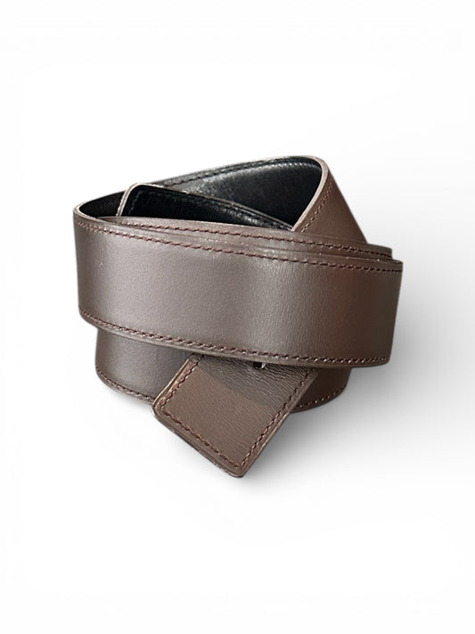 Ceinture réversible Hermès – Lanière en cuir (sans boucle)