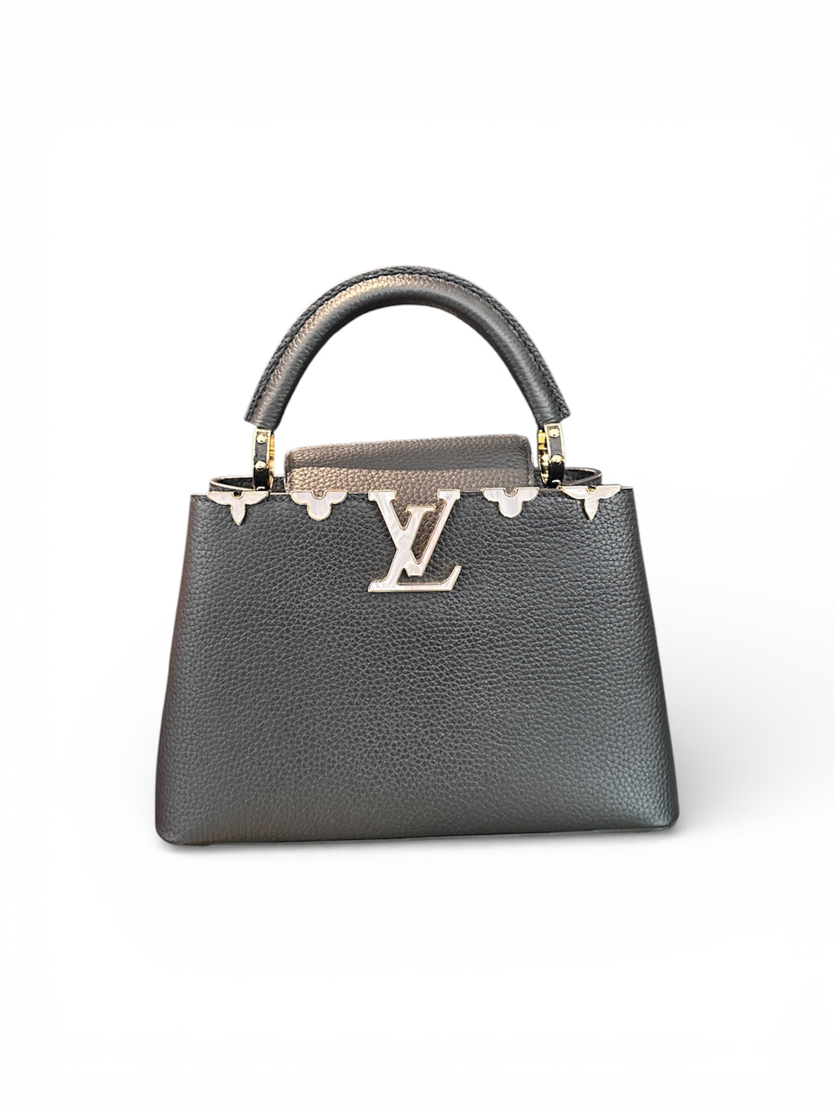 Sac Louis Vuitton Capucines BB-Noir