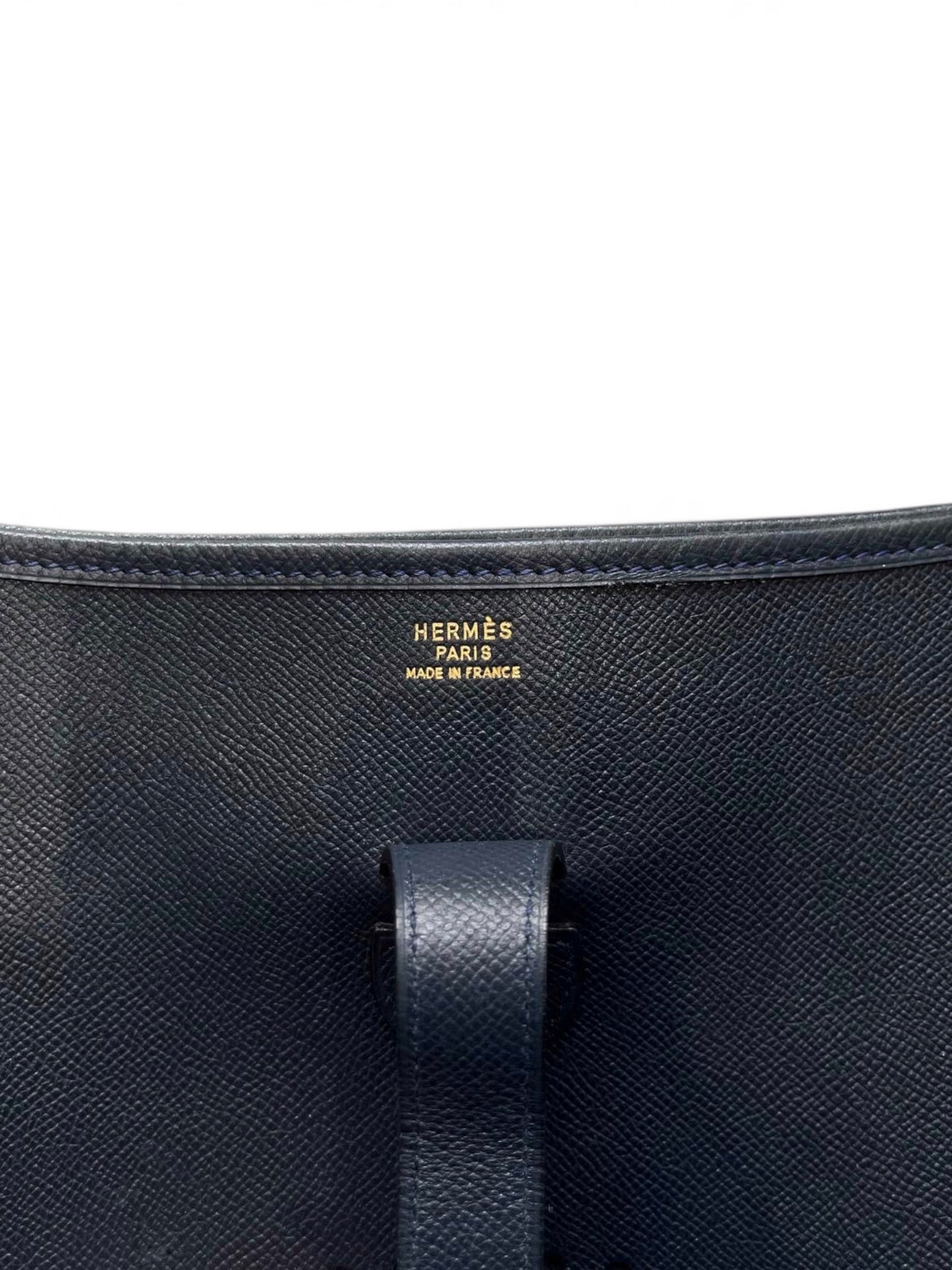 Hermès — Evelyne GM navy blue