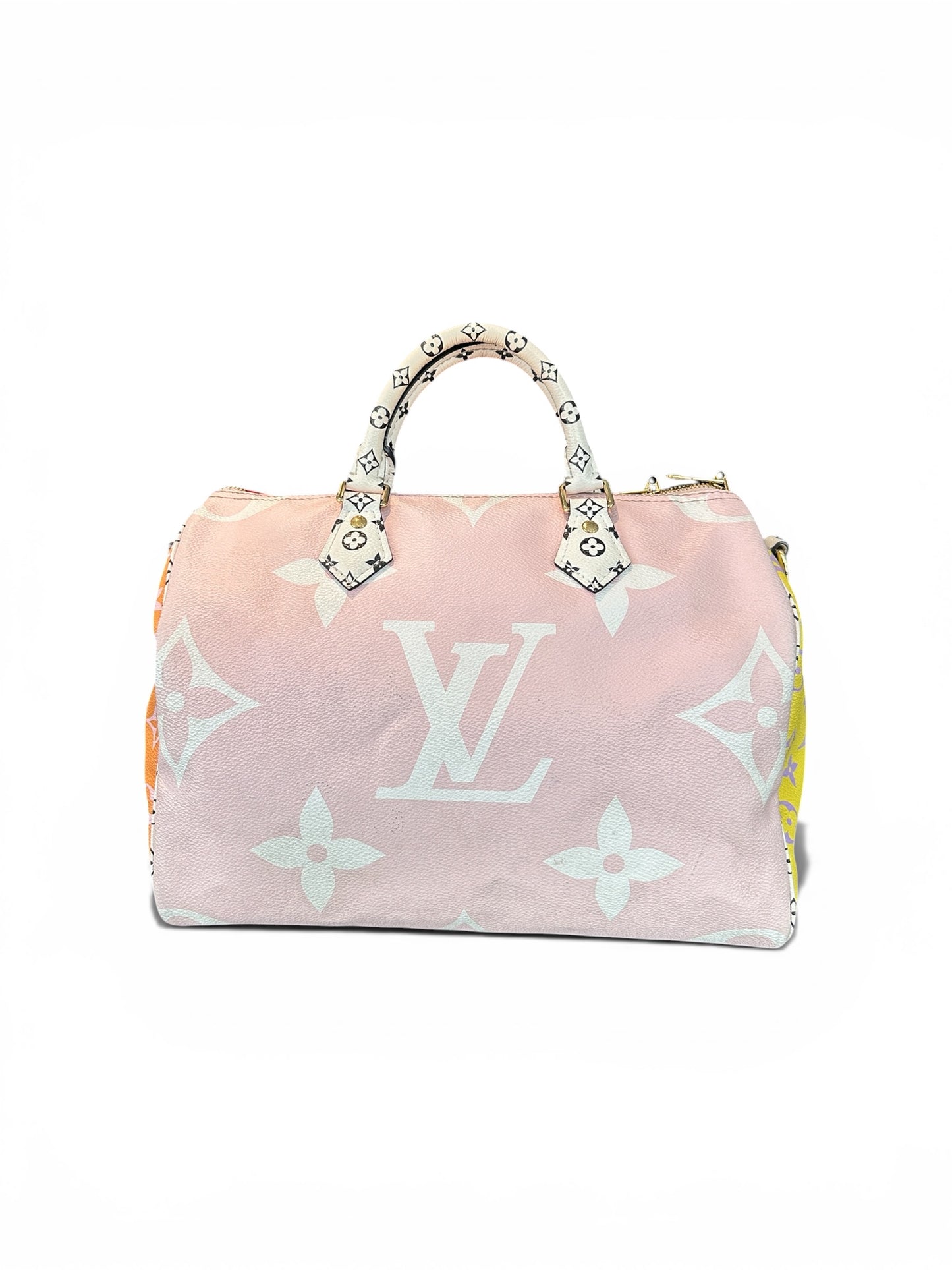 Louis Vuitton Speedy Bandoulière 30 Giant Monogram rouge & rose
