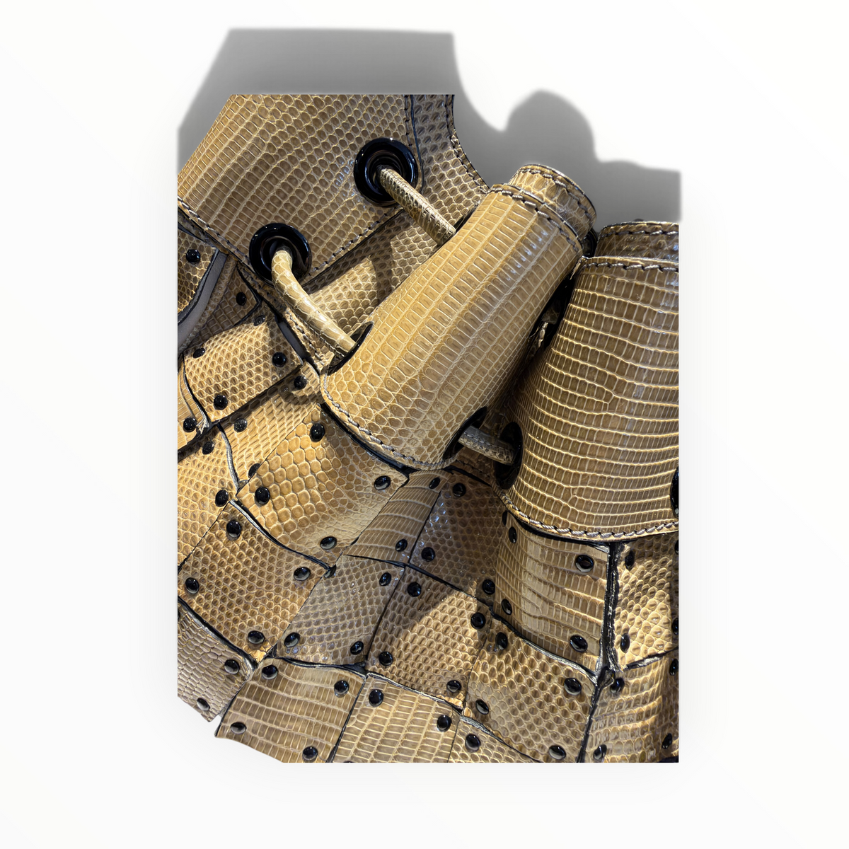 Sac à main Burberry Prorsum en cuir effet lézard