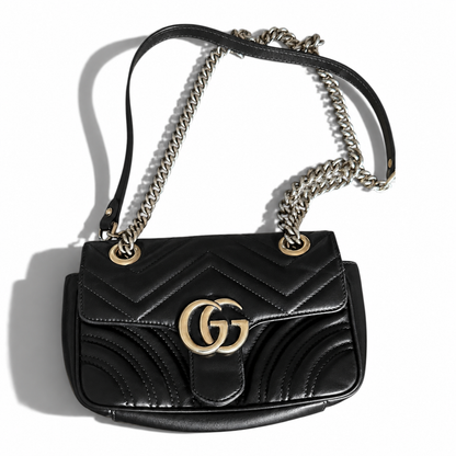 Sac Gucci GG Marmont Mini – Noir