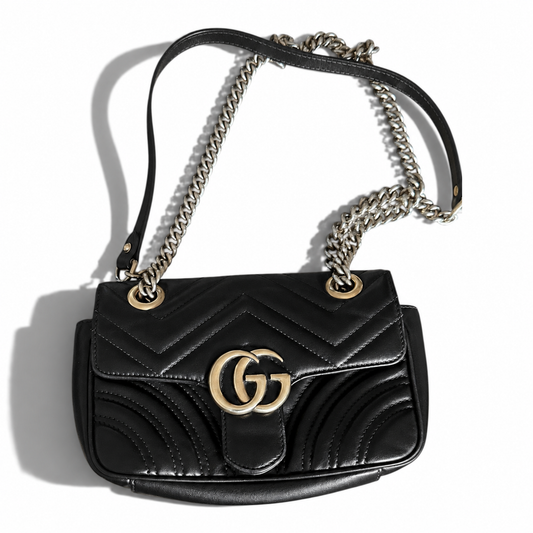 Sac Gucci GG Marmont Mini – Noir