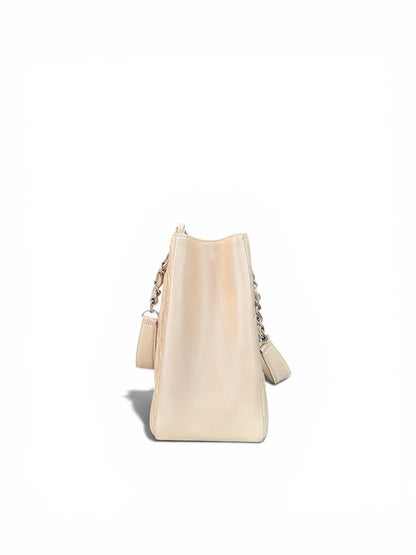 Chanel Grand Shopping Tote GST Beige Caviar – 2014