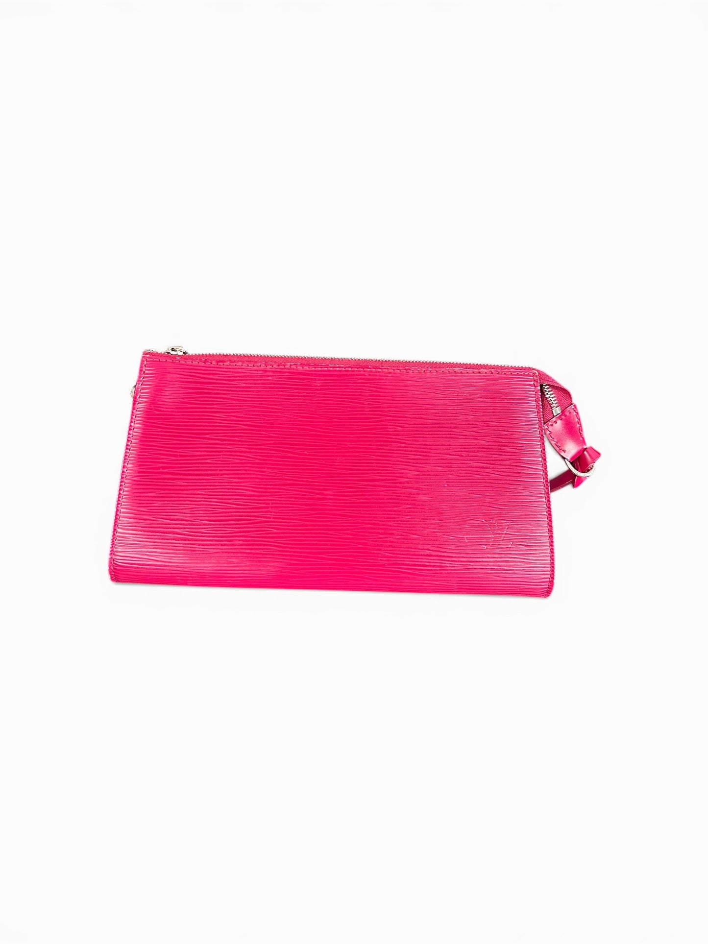 Raspberry Epi Leather Louis Vuitton Pouch