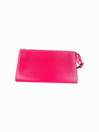 Raspberry Epi Leather Louis Vuitton Pouch