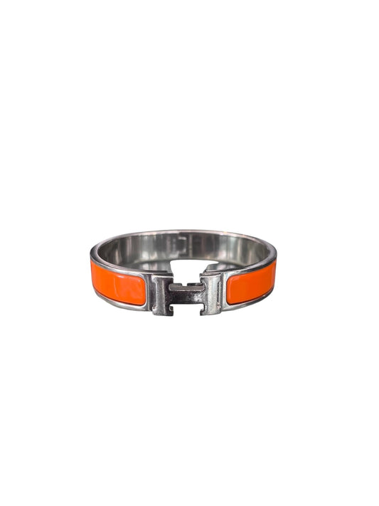 Hermès Clic Clac H Bracelet Orange