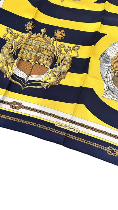 Hermès Scarf “Châteaux d’Arrière” – 90 cm