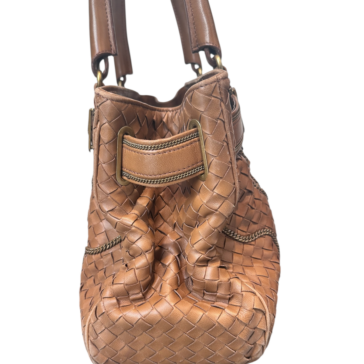 Bottega Veneta cabas Intrecciato à chaînes