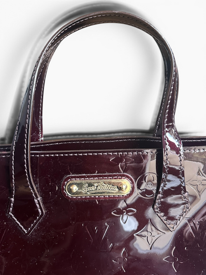 Sac Louis Vuitton Wilshire PM Monogram Vernis – Amarante