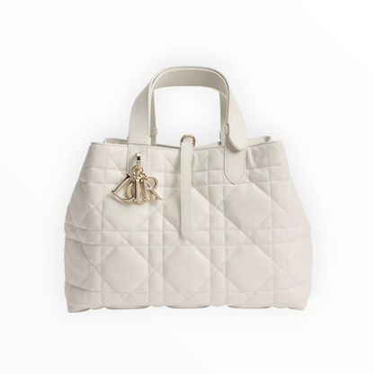 Sac Dior Toujours Medium blanc en cuir
