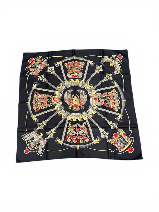 Hermès "Egypte" Scarf – Caty Latham – 90 cm