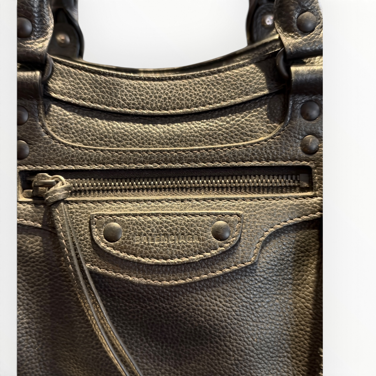 Sac Balenciaga Neo Classic City en cuir grainé noir