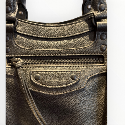 Sac Balenciaga Neo Classic City en cuir grainé noir