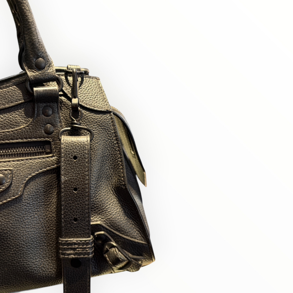 Sac Balenciaga Neo Classic City en cuir grainé noir